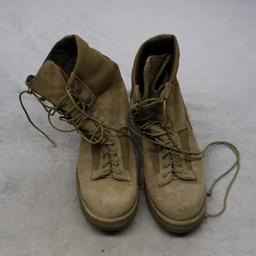 Danner Men 9.5D Combat Boots Brown Temperate Goretex USMC Vibram USA Made 26025 Danner Men 9.5D Combat Boots Brown Temperate Goretex USMC  main image 2